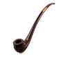 Priya | Wooden Gandalf with Carved Bowl 12.5" - Peace Pipe 420