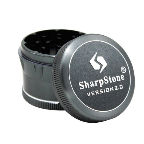 SharpStone | 2.2" V.2 4 Piece Grinders - Peace Pipe 420