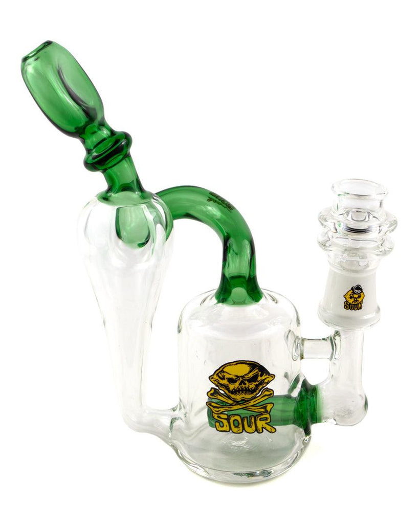SOUR | Recycler Rig (Green) - Peace Pipe 420