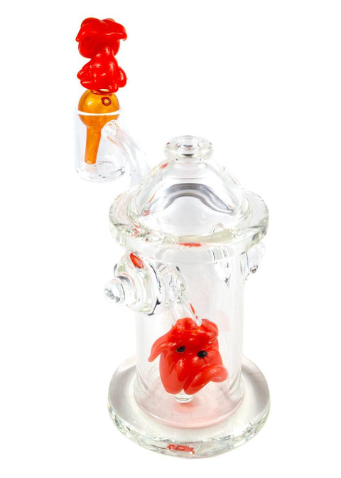 Swanny | Hydrant Rig w/Cap - Peace Pipe 420