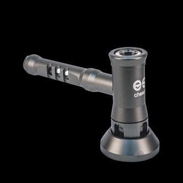 Cheech | Aluminum & Glass Bubbler - Peace Pipe 420