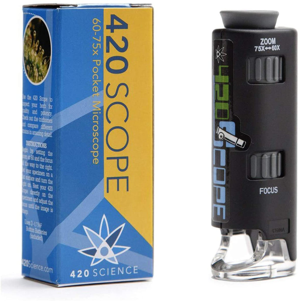 420 Scope | 60-75x LED Pocket Microscope