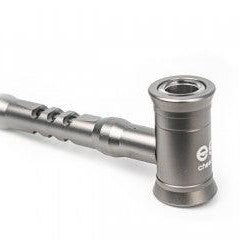 Cheech | Aluminum & Glass Gavel Pipe - Peace Pipe 420