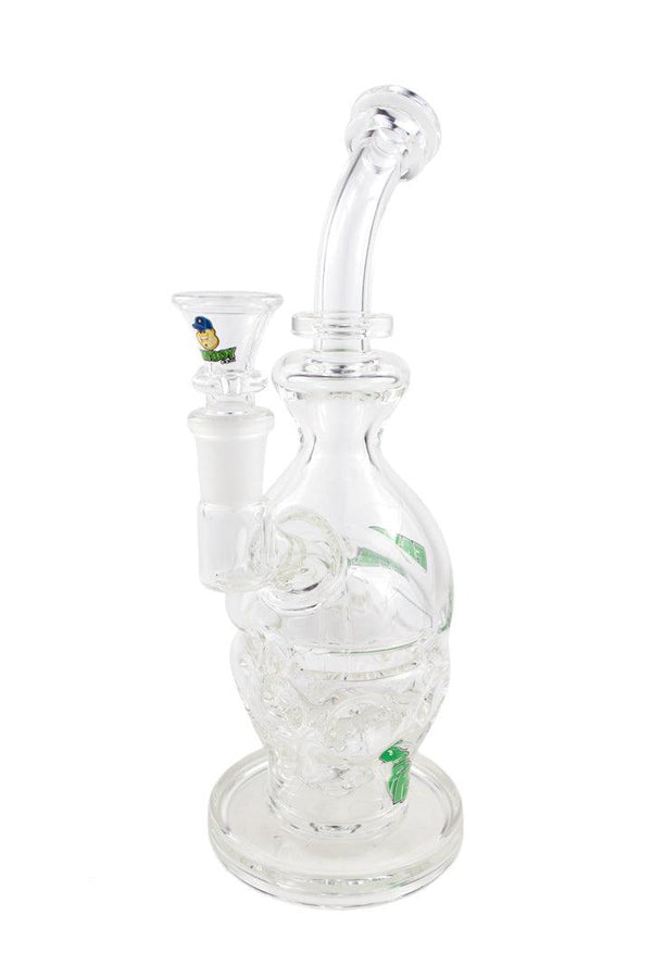 Fat Boy | Clear Egg Rig - Peace Pipe 420