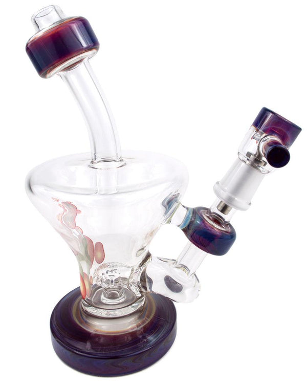 Zombie Hand Studios | Red/Blue Viral Rig - Peace Pipe 420