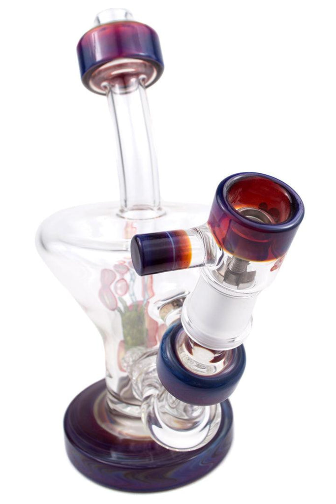 Zombie Hand Studios | Red/Blue Viral Rig - Peace Pipe 420