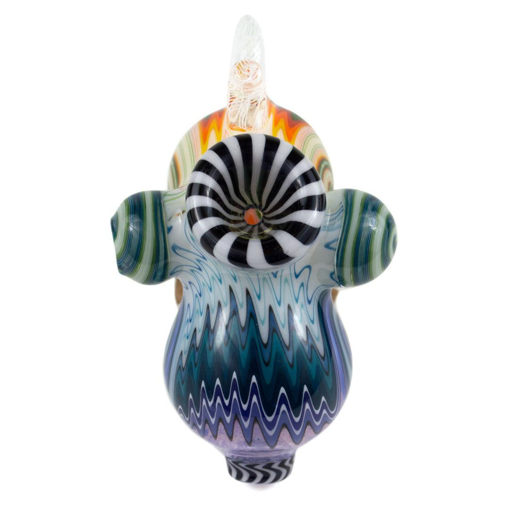 Global Glassworks | Yoshi Light Wig-Wag Pendant Pipe - Peace Pipe 420