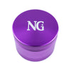 Nice Glass | 4 Piece Grinders - Purple - Peace Pipe 420