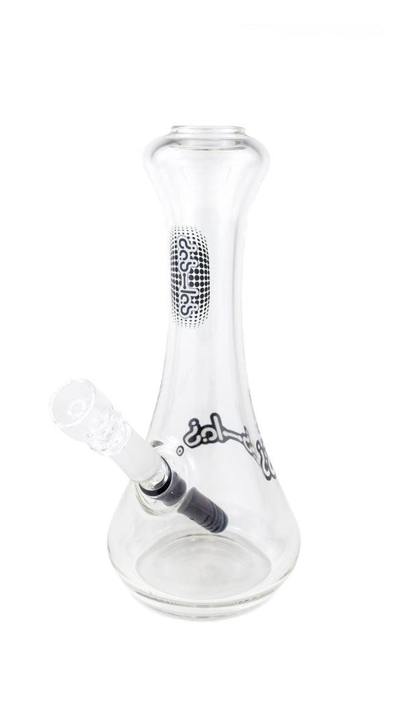 Dab Lab | Mini Beaker w/ Fixed Stem - Peace Pipe 420
