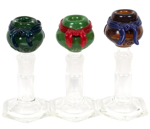 Bob The Glass Blower | 14mm TMNT Bowl - Peace Pipe 420