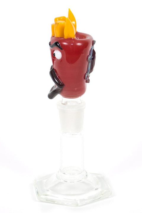 Bob The Glass Blower | 14mm Frylock Bowl - Peace Pipe 420