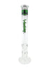 Herbies Glass | 18" Straight Tube 7mm - Peace Pipe 420