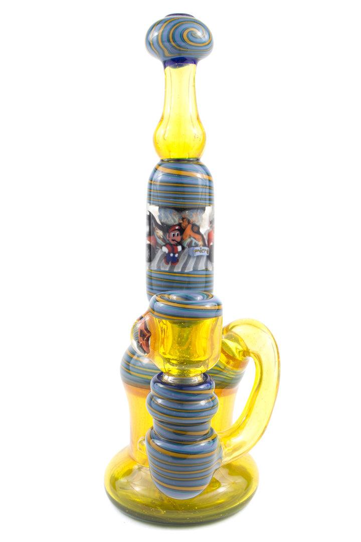 Micro | Mario Rig with Drop Down β Peace Pipe 420