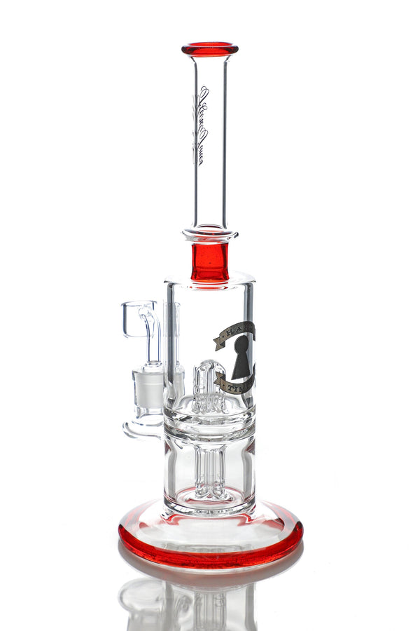 Hard Times | 11" Red Elvis 4x4 Rig - Peace Pipe 420