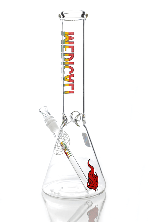 Medicali | 14" 50 x 5 Beaker - Peace Pipe 420