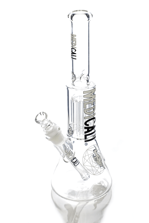 Medicali | 12" Tree Perc Beaker - Peace Pipe 420