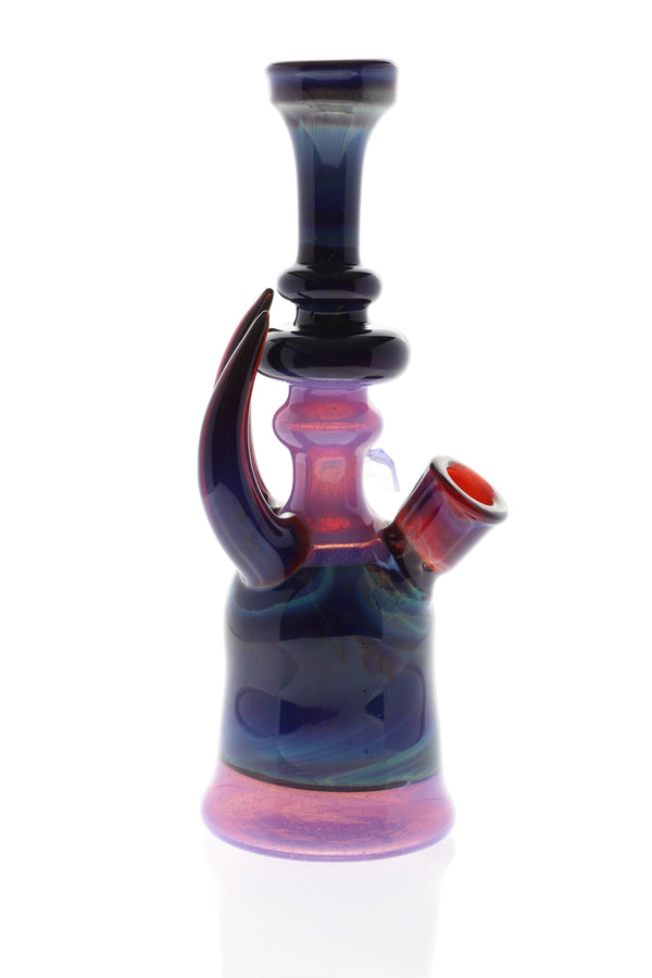 Carsten Carlisle | Purple and Blue Fumed Rig - Peace Pipe 420
