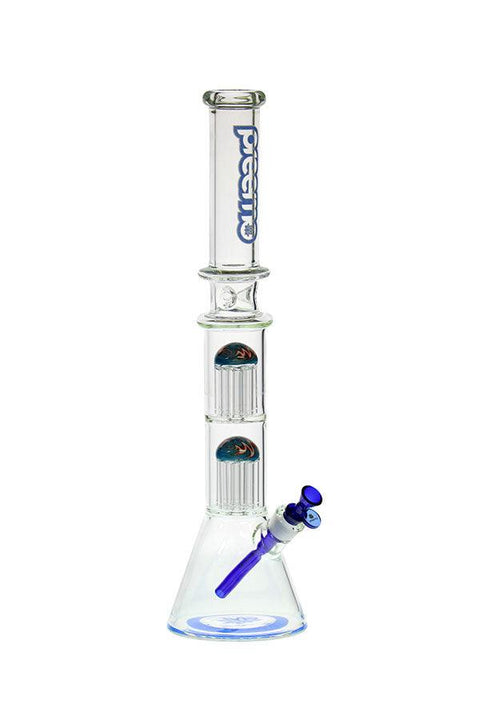 Preemo | 22" Double Tree Perc Beaker - Peace Pipe 420