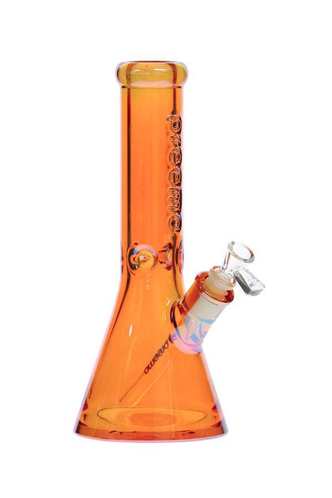 Preemo | 12" Metallic Embossed Beaker - Peace Pipe 420