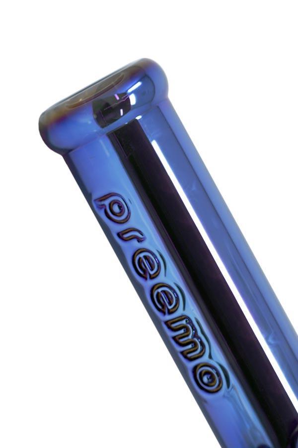 Preemo | 12" Metallic Embossed Beaker - Peace Pipe 420