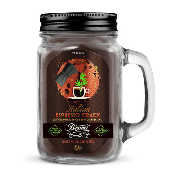 Beamer Candle Co. | Italian Espresso Crack 12oz - Peace Pipe 420