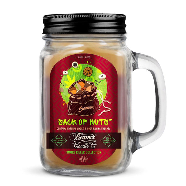Beamer Candle Co. | Sack of Nuts 12oz - Peace Pipe 420