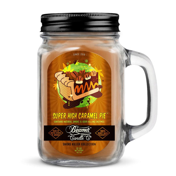 Beamer Candle Co. | Super High Caramel Pie 12oz - Peace Pipe 420