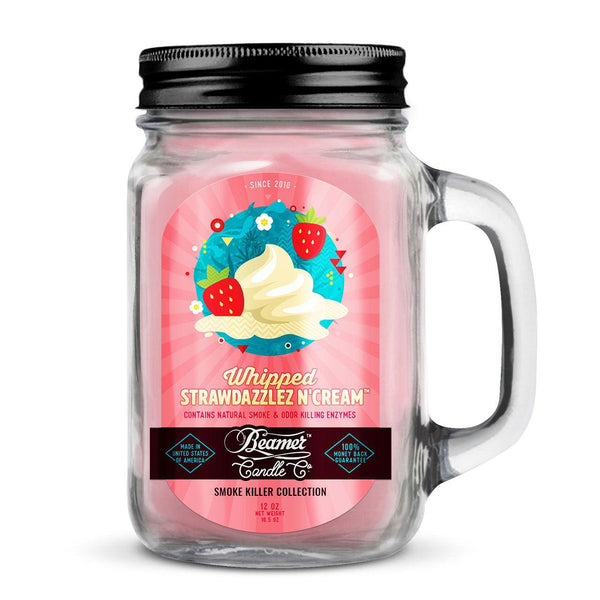 Beamer Candle Co. | Whipped Strawdazzlez n' Cream 12oz - Peace Pipe 420