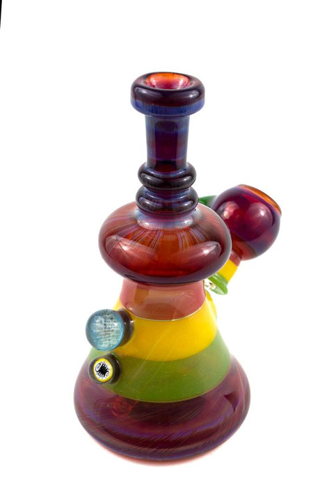 BG | Rasta Mini Tube - Peace Pipe 420