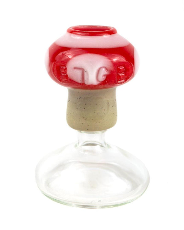 Bob The Glass Blower | 14mm 1-UP Mushroom Dome (Red) - Peace Pipe 420