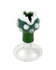 Bob The Glass Blower | 14mm Piranha Plant Dome (Green) - Peace Pipe 420
