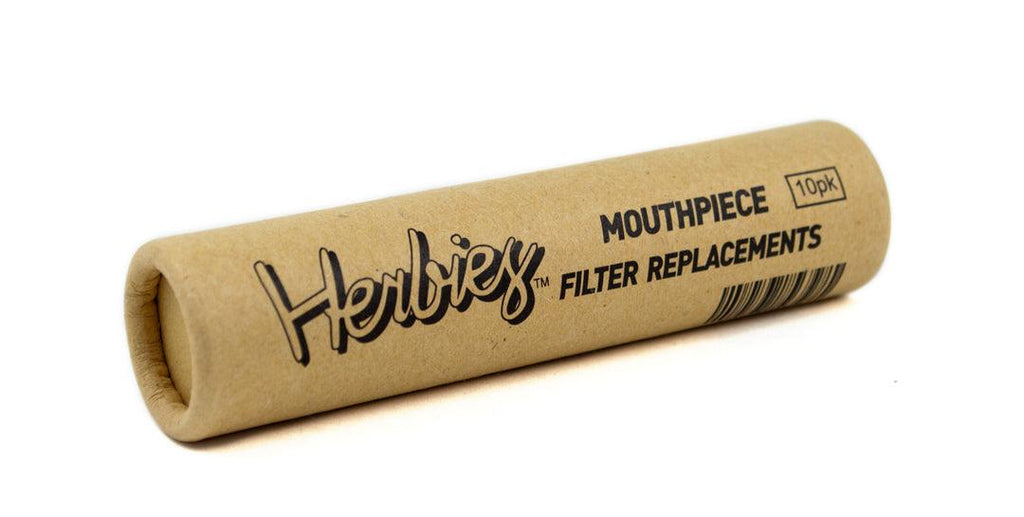 Herbies | Mouth Piece Filter Replacement (10 Pack) - Peace Pipe 420