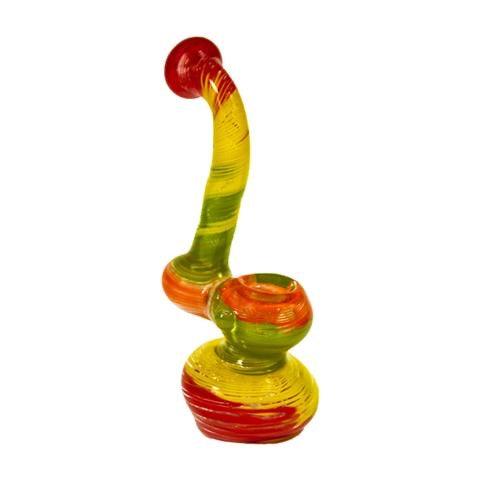 Glass Bubbler - Peace Pipe 420