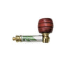 Herbies | Metal Pipe with Wooden Bowl - Peace Pipe 420