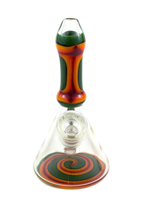 Karl 73 | Rambler Rig with Patterned Disk - Peace Pipe 420