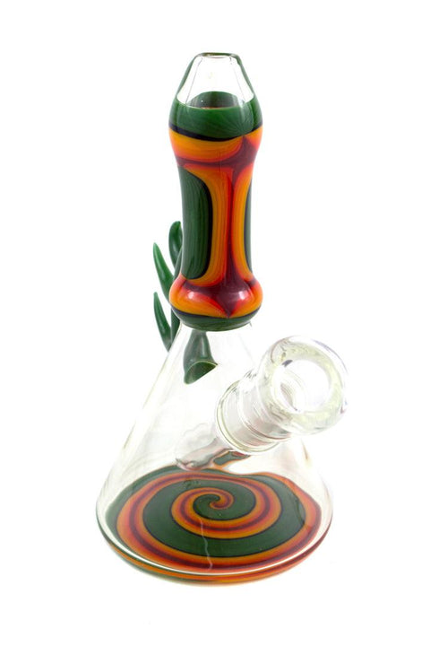 Karl 73 | Rambler Rig with Patterned Disk - Peace Pipe 420