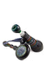Kevin Murray | Bubbler Pipe w/ Dichro Wing and Marble - Peace Pipe 420