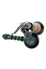 Kevin Murray | Bubbler Pipe - XL w/ Dichro Wing and Marble - Peace Pipe 420