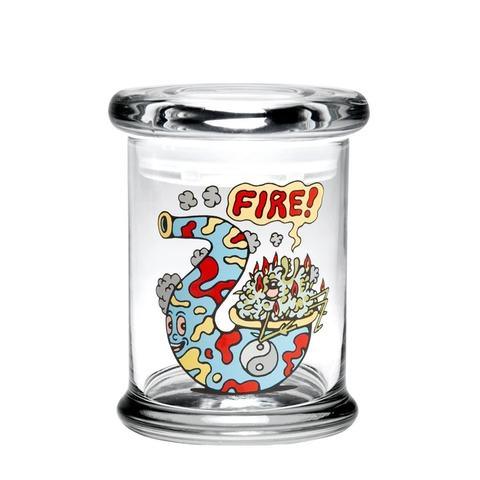 Fire Bud Air Tight Jar - Peace Pipe 420