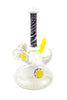 P.A. JAY | White and Purple Mini Beaker Rig - Peace Pipe 420