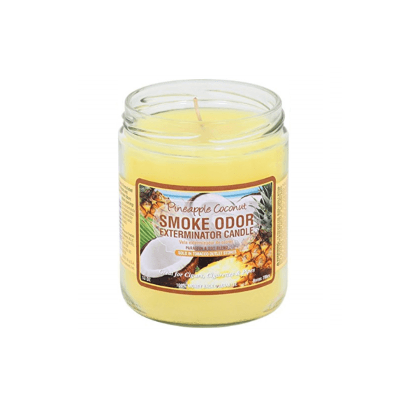 Pineapple Coconut | Smoke Odor Exterminator Candle - Peace Pipe 420