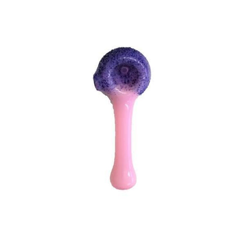 Sugar Matty's | Sexy Coloured Frit Spoon - Peace Pipe 420