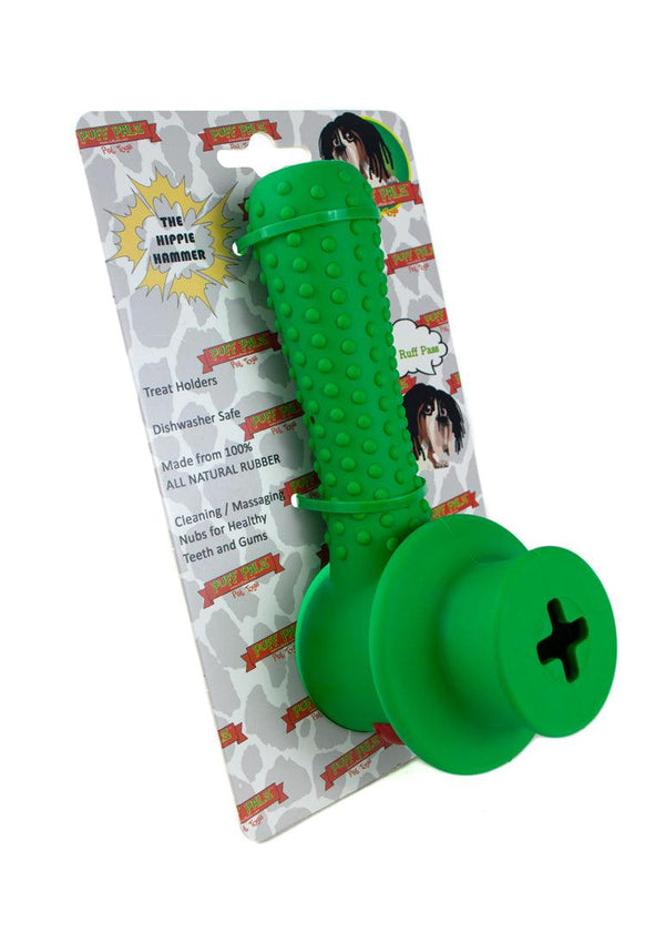 Puff Palz | Hippie Hammer Dog Toy - Peace Pipe 420