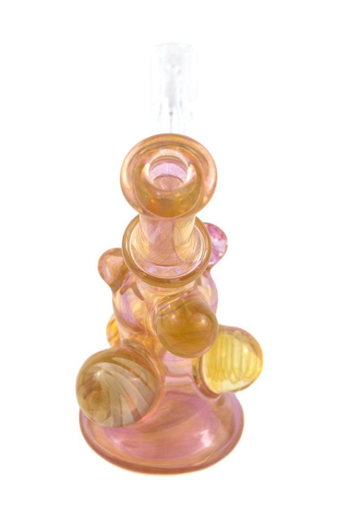 Rob Biglin | Fumed Marbled Bubbler - Peace Pipe 420