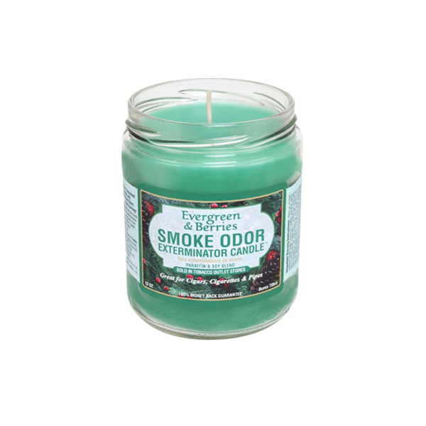 Evergreen & Berries | Smoke Odor Exterminator Candle - Peace Pipe 420