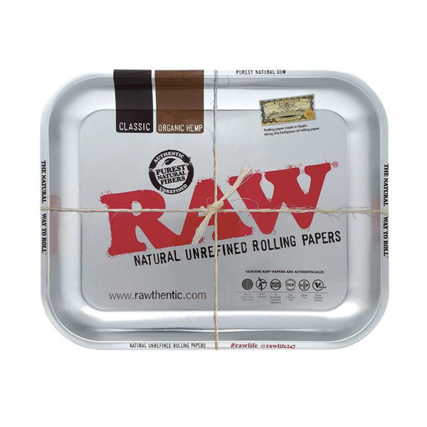 Raw | Steel Tray - Peace Pipe 420
