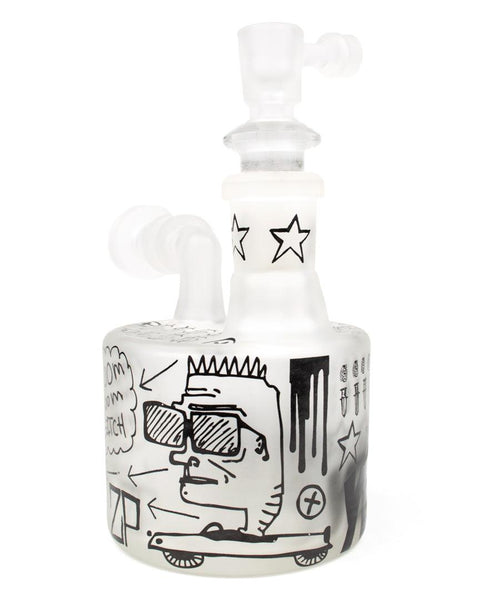 Zach Puchowitz | 3" Sketch Bubbler - Peace Pipe 420